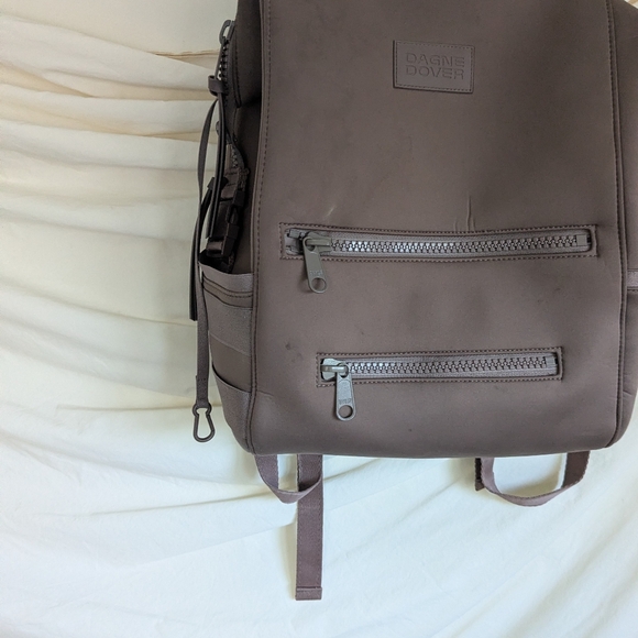 Dagne Dover Mauve Neoprene Large Diaper Bag Backpack Dune main image 4